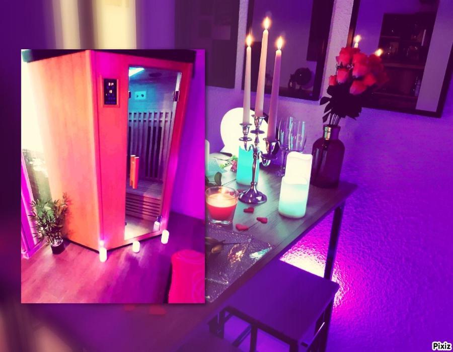 Luxe Sauna Privatif Et Grand Bain Jacuzzi A Deux A Biscarosse Plage Pour Nuit Romantique Avec Decoration Led Et Bougies Biscarrosse Bagian luar foto