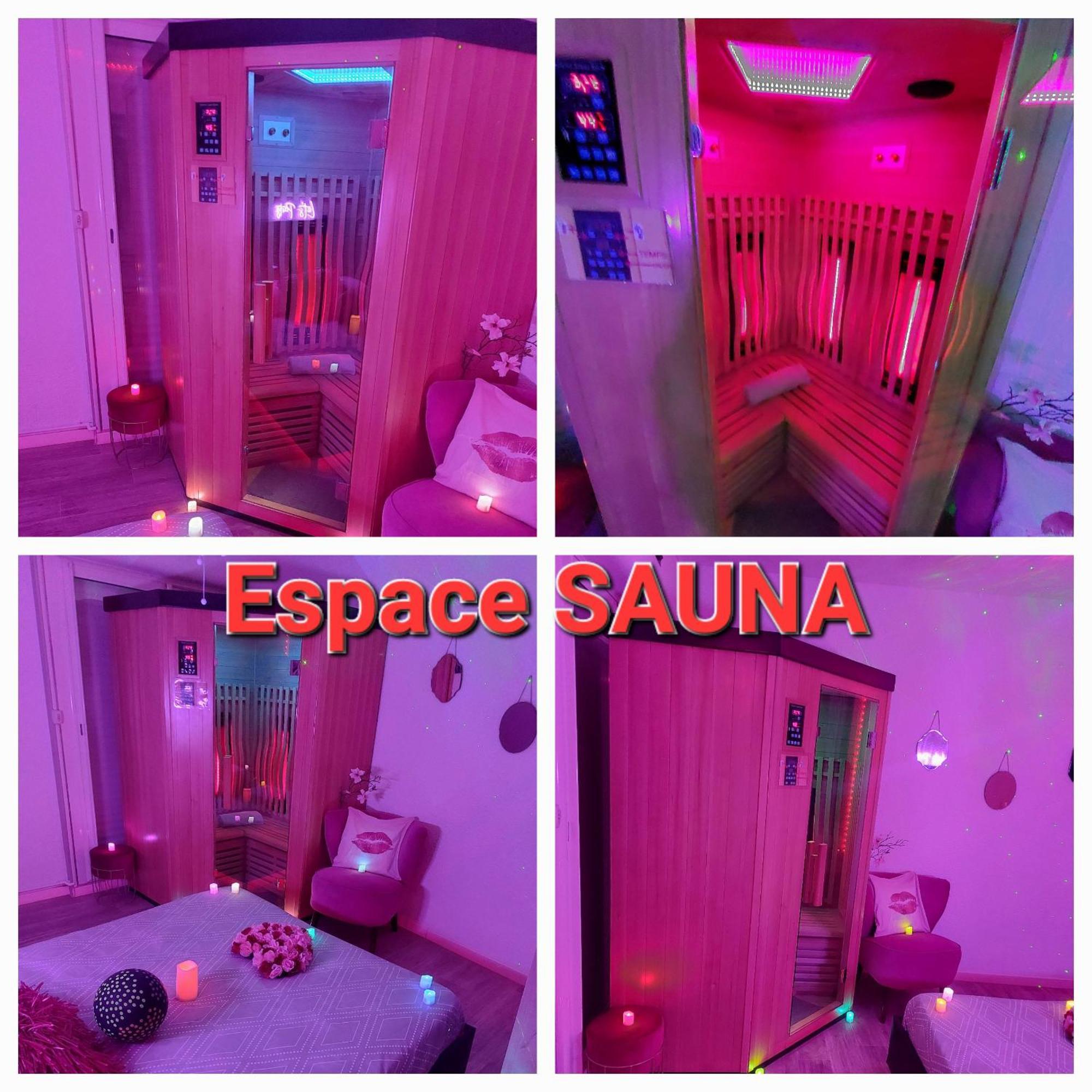 Luxe Sauna Privatif Et Grand Bain Jacuzzi A Deux A Biscarosse Plage Pour Nuit Romantique Avec Decoration Led Et Bougies Biscarrosse Bagian luar foto